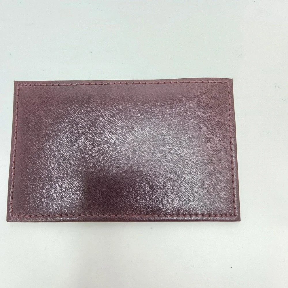 Vintage St‎ Dennis Leather Credit Card Holder Brown 2.75